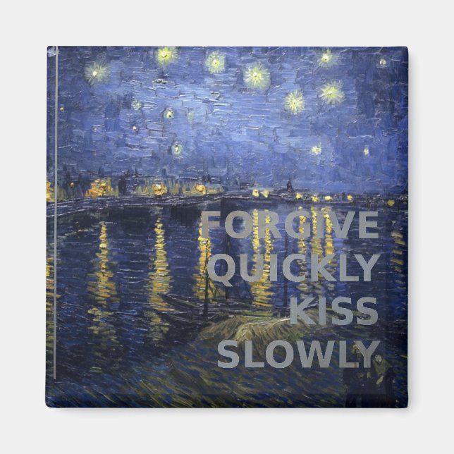 Starry Forgive Kiss Magnet (Front)