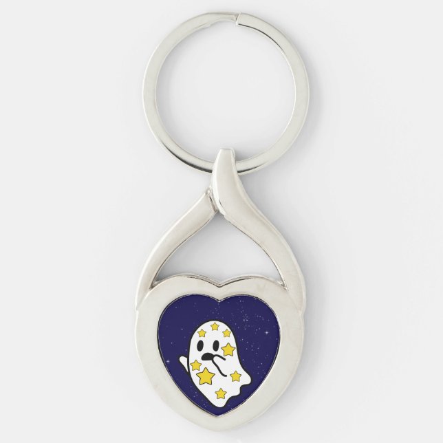 Starry Ghost Lost In Space Key Ring (Front)