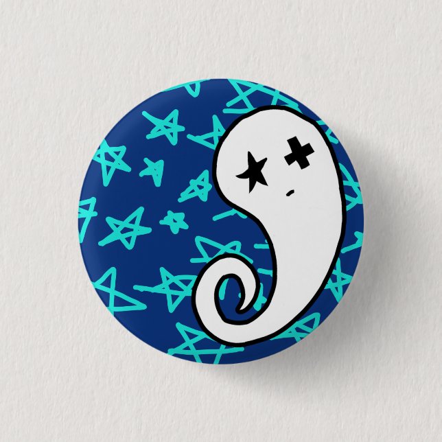 Starry Ghost Pin (Front)
