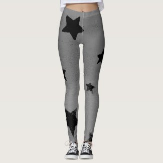 Starry grey leggings