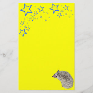 Starry Hedgehog Stationary Stationery