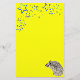 Starry Hedgehog Stationary Stationery