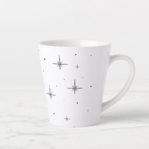 Starry Holiday Small Latte Mug Festive Drinkware