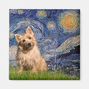 "Starry" in Starry Night Magnet