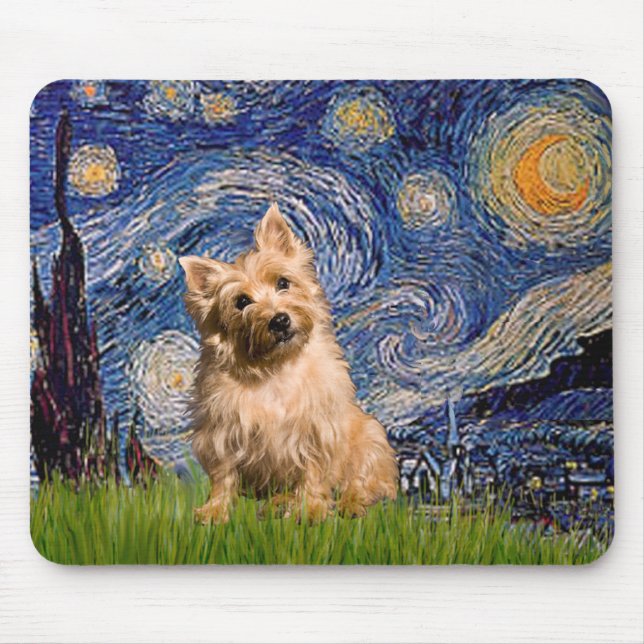 "Starry" in Starry Night Mouse Mat (Front)