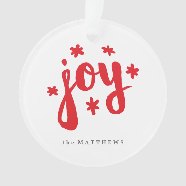 Starry Joy Ornament (Front)