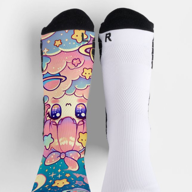 Starry Kawaii Night Socks (Top)