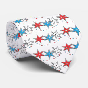 Starry Looks - A Patriotic Trio Tie