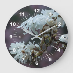 Starry Magnolia 5780 Large Clock