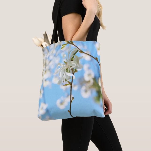 Starry Magnolia 6490 Tote Bag (Close Up)