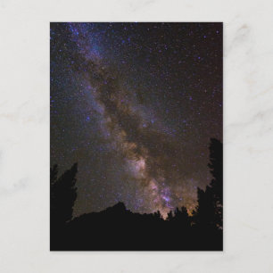 Starry Milky way, California Postcard