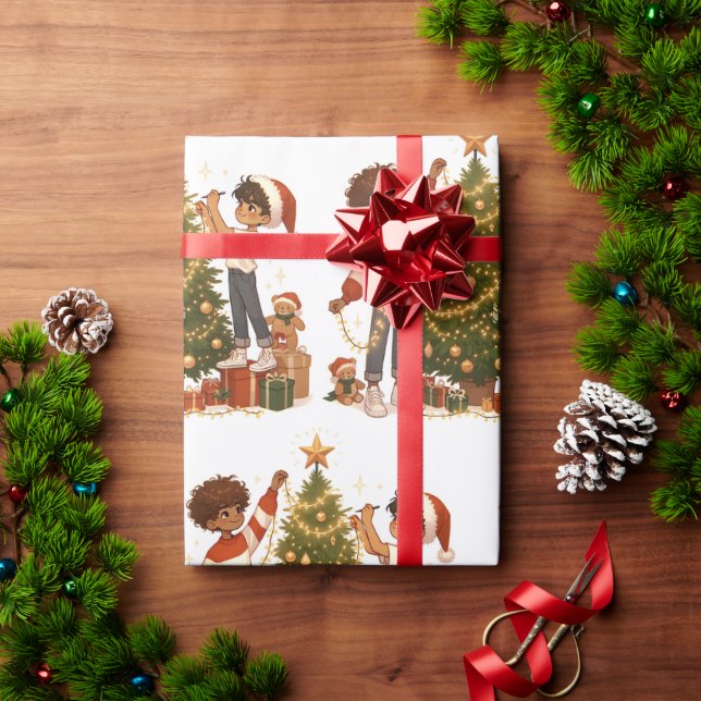 Starry Moments- Christmas Wrapping Paper (Holiday Gift)