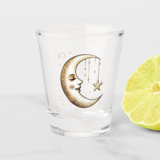 Starry Moon Shot Glass