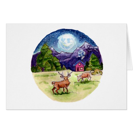 Starry Mountain Card