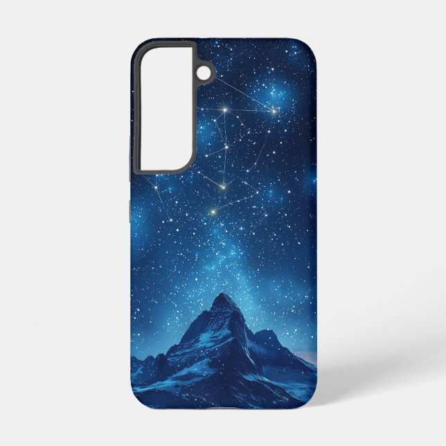 Starry Mountainscape Phone Case (Back)