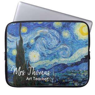 Starry Night 15" Neoprene Laptop Sleeve Customised