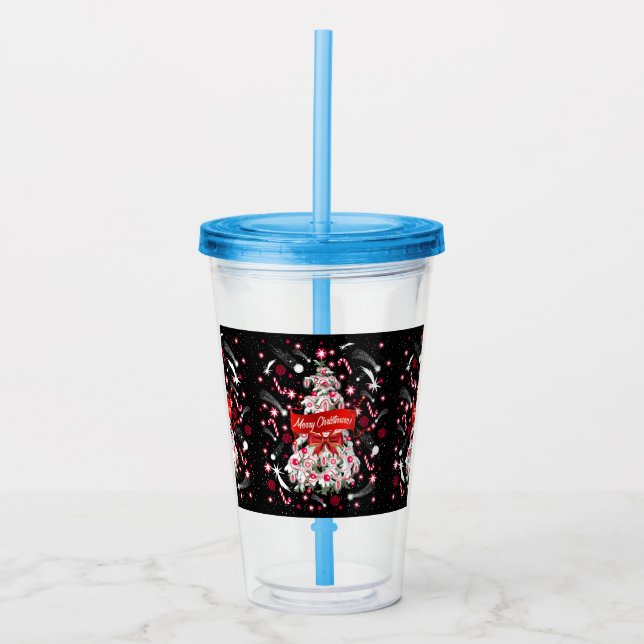 Starry Night Acrylic Tumbler (Front)