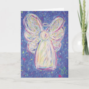 Starry Night Angel Friendship Card