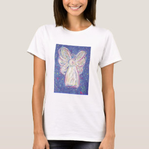 Starry Night Angel Ladies Baby Doll T T-Shirt