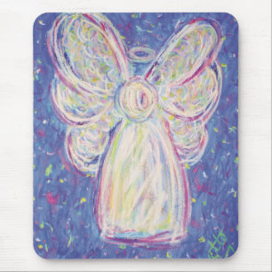 Starry Night Angel Mouse Mat