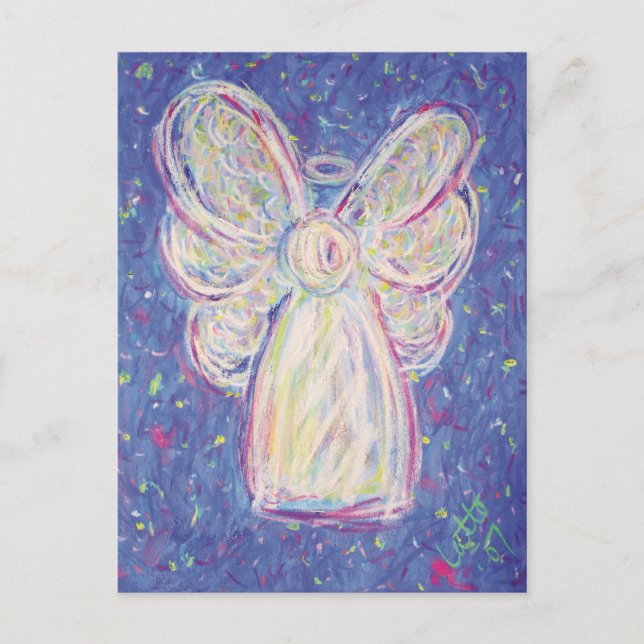 Starry Night Angel Postcard (Front)