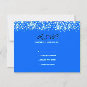 STARRY NIGHT Bar Bat Mitzvah Reply Response Card