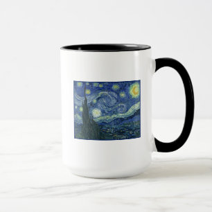 Starry Night, Blue French Stars, Vincent Van Gogh Mug