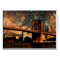starry night Brooklyn Bridge