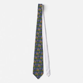 Starry Night - Brown Brussels Griffon Tie