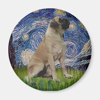 Starry Night - Bull Mastiff #1 Magnet