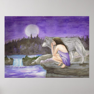 starry night by Lori Karels Poster