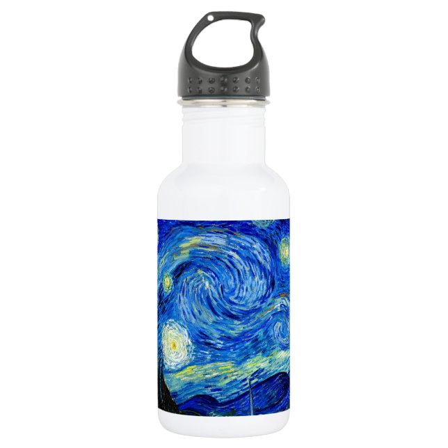 Starry Night by Van Gogh 532 Ml Water Bottle (Front)