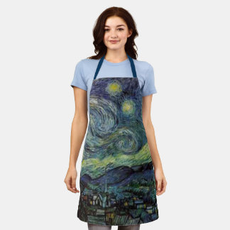 Starry Night by van Gogh Apron