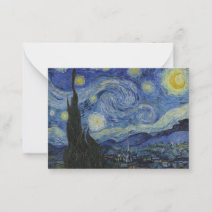 "Starry Night" by Van Gogh Card