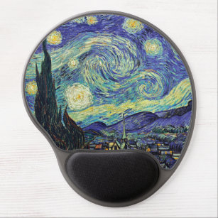 Starry Night by van Gogh Gel Mouse Mat