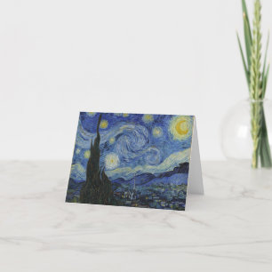 "Starry Night" by Van Gogh Holiday Card