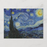 "Starry Night" by Van Gogh Invitation Postcard<br><div class="desc">This design features a very high resolution unaltered and unedited reproduction of Van Gogh's famous "Starry Night" painting.</div>