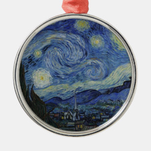 "Starry Night" by Van Gogh Metal Tree Decoration