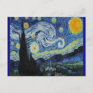 Starry Night by Van Gogh  Postcard
