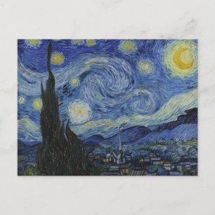 Starry Night by Van Gogh Postcard