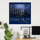 Starry Night by van Gogh Poster (Home Office)