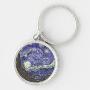 Starry Night by Van Gogh premium keychain