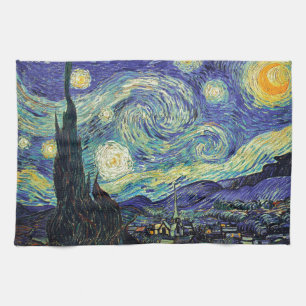 Starry Night by van Gogh Tea Towel