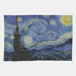 "Starry Night" by Van Gogh Tea Towel