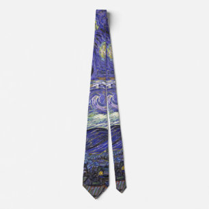 Starry Night by Van Gogh tie