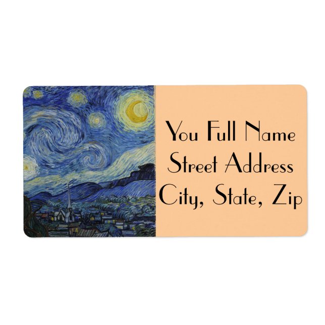 Starry Night by Vincent van Gogh (Front)