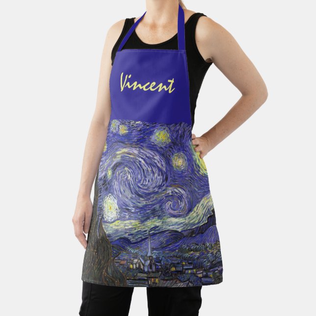 Starry Night by Vincent van Gogh Apron (Insitu)