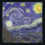 Starry Night by Vincent van Gogh Bandana<br><div class="desc">Starry Night by Vincent van Gogh</div>