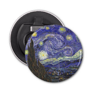 Starry Night by Vincent van Gogh Bottle Opener