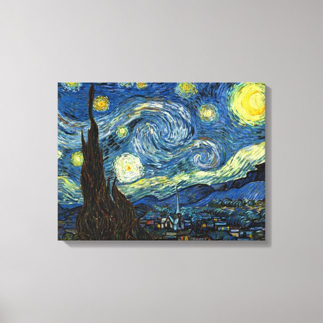 Starry Night by Vincent Van Gogh Canvas Art (Front)